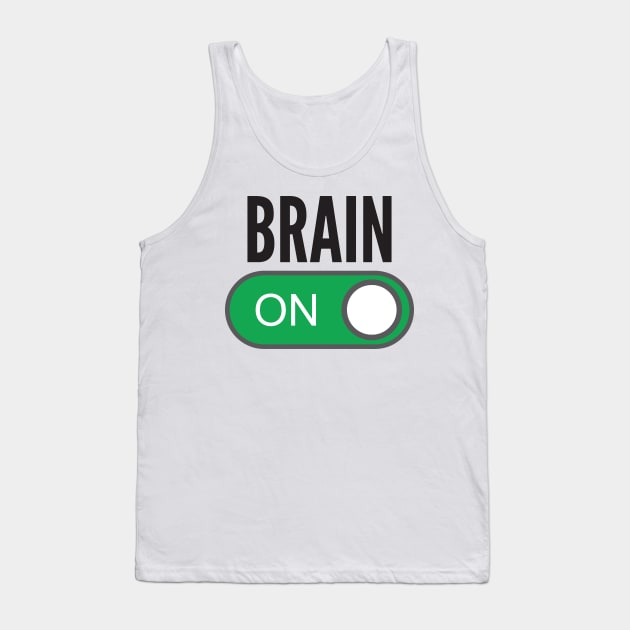 Brain On Tank Top by AustralianMate